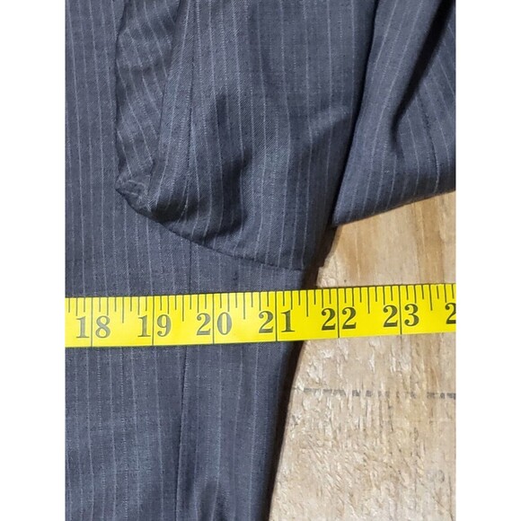 Z Zegna by Ermenegildo Zegna 2 Button Striped Suit Jacket Blazer Men 50R @i2 - Picture 6 of 9